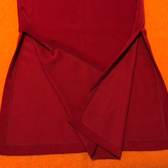 Vintage Marie Claire maxi red skirt made in Canada EUC (as new) - Picture 7 of 11